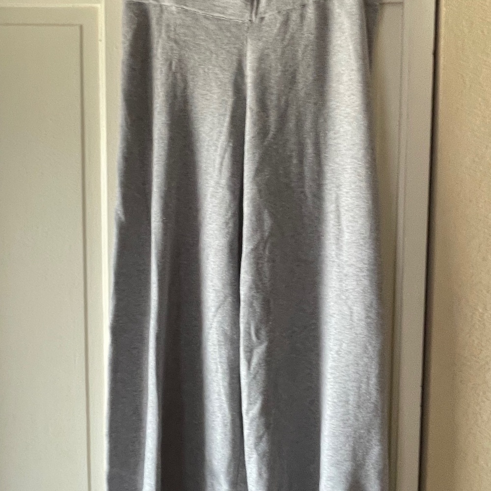 EUC wide legged gray sweater pants